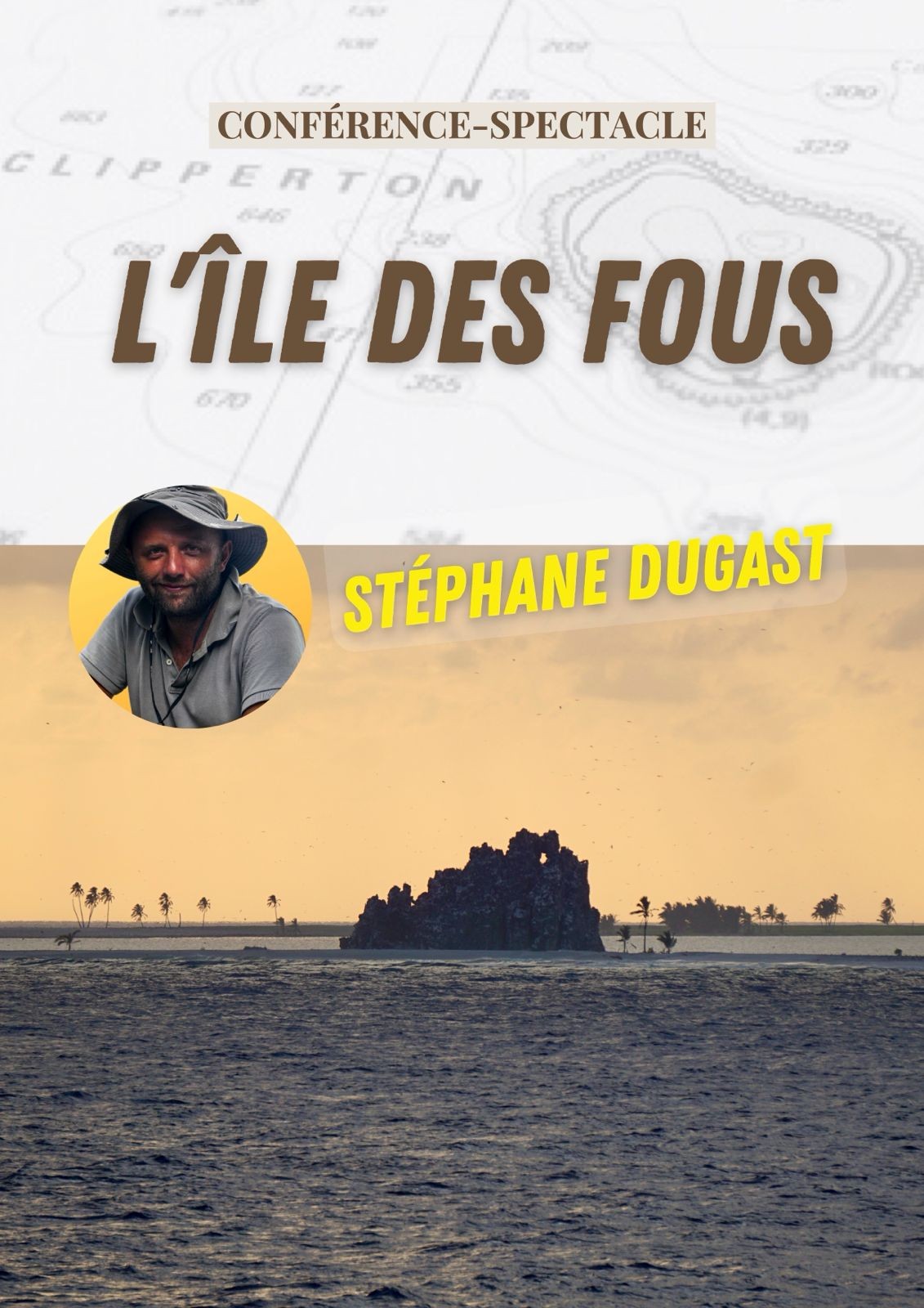 Affiche du film Clipperton, l’île des fous 